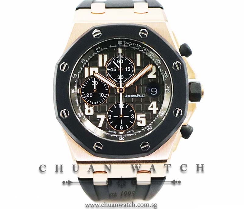 Audemars Piguet Royal Oak Offshore Rubber Clad Rose Gold 42mm 25940OK - Discontinued
