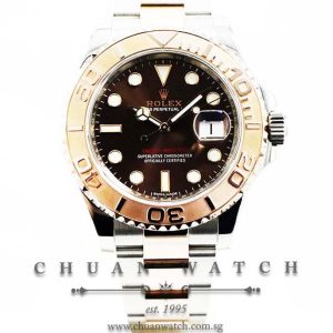 Rolex Gents Yacht-Master Two-Tone 40mm 116621 Chocolate - Discontinued