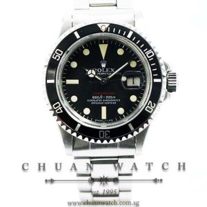 Rolex Vintage Red Submariner Date 1680 Matte Tritium MK5 - Discontinued