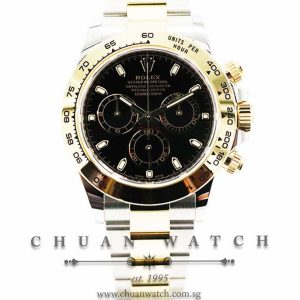 Rolex Cosmograph Daytona Two-Tone 116503 Black Index