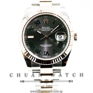Rolex DateJust 41 Two-Tone 126331 Slate Roman Wimbledon