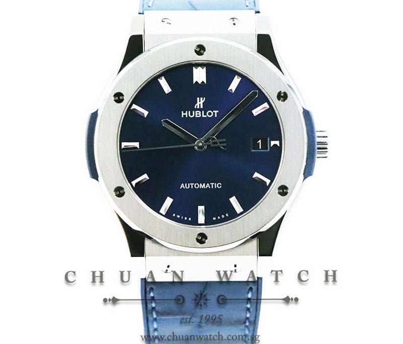 Hublot Classic Fusion Titanium Blue 45mm 511.NX.7170.LR
