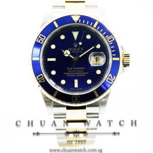 Rolex Submariner Date Two-Tone 16613 Blue - Discontinued