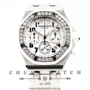 Audemars Piguet Ladies Royal Oak Offshore 37mm 26048SK White - Discontinued