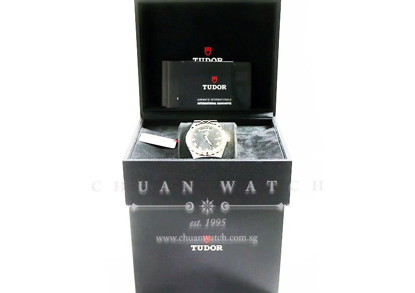 Tudor Royal Two-Tone 41mm 28603 Black Roman - Image 3