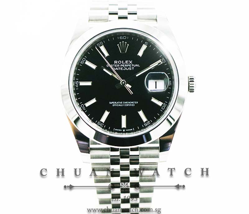Rolex DateJust 41 126300 Black Index