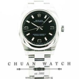 Rolex Boys Oyster Perpetual 31mm 177200 Black Arabic 3.6.9. - Discontinued