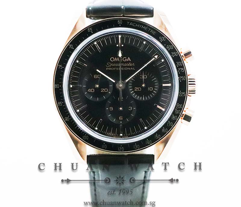 Omega Speedmaster Moonwatch Professional Co-Axial Master Chronometer 3861 Chronograph Sedna Gold 42mm 310.63.42.50.01.001