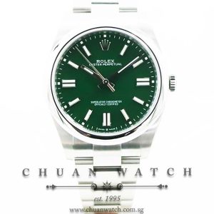 Rolex Oyster Perpetual 41 124300 Green