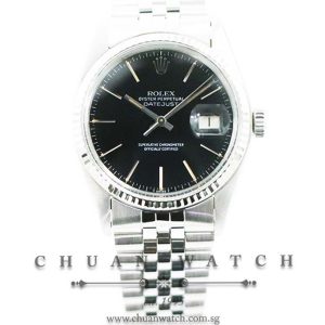 Rolex Vintage Gents DateJust 36mm 16014 Black Index - Discontinued