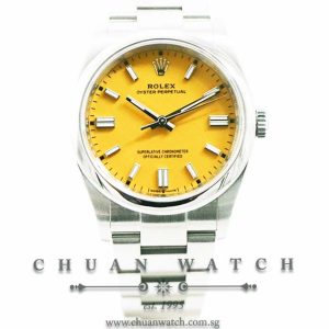 Rolex Oyster Perpetual 36 126000 Yellow Index - Discontinued Dial