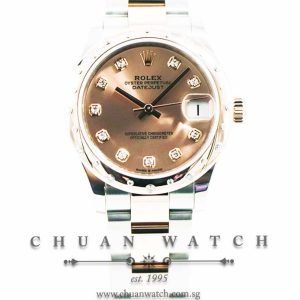 Rolex DateJust 31 Two-Tone 278341RBR Pink Diamonds