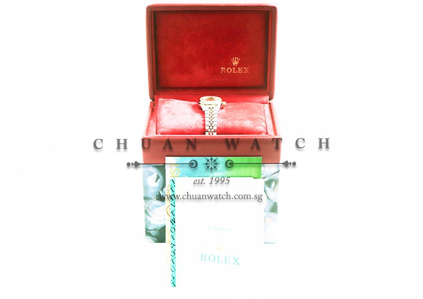 Rolex Ladies DateJust Two-Tone 26mm 69173 Slate Roman - Discontinued - Image 3