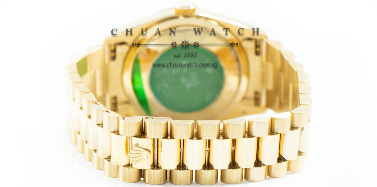 Rolex Day-Date President Yellow Gold 36mm 18238 Champagne Jubilee Diamonds - Discontinued - Image 2