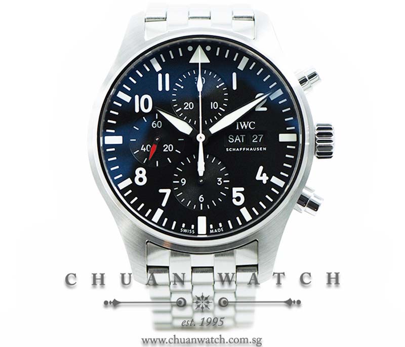 IWC Pilots Watch Chronograph 43mm IW377710 - Discontinued