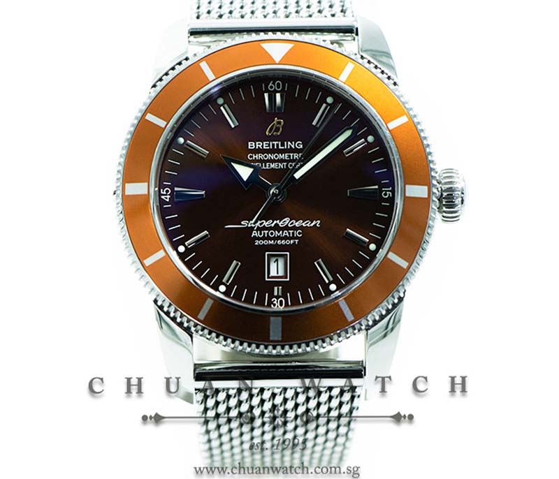 Breitling SuperOcean Heritage 46 A17320 Brown - Discontinued