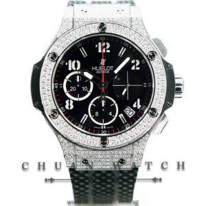 Hublot Big Bang Steel Pave Diamonds 41mm 341.SX.130.RX.174