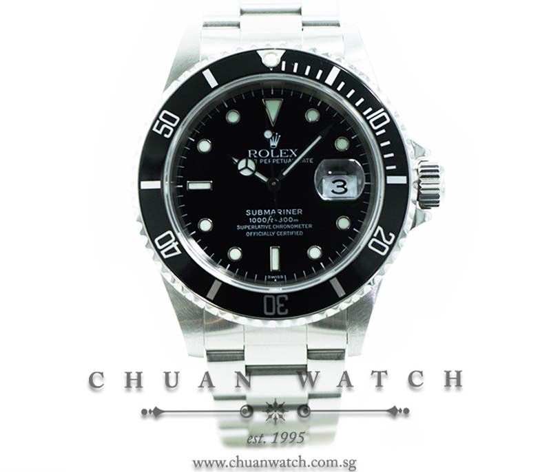 Rolex Submariner Date 16610 Swiss Only - Discontinued