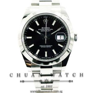 Rolex DateJust 41 126300 Black Index