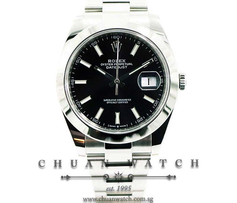 Rolex DateJust 41 126300 Black Index