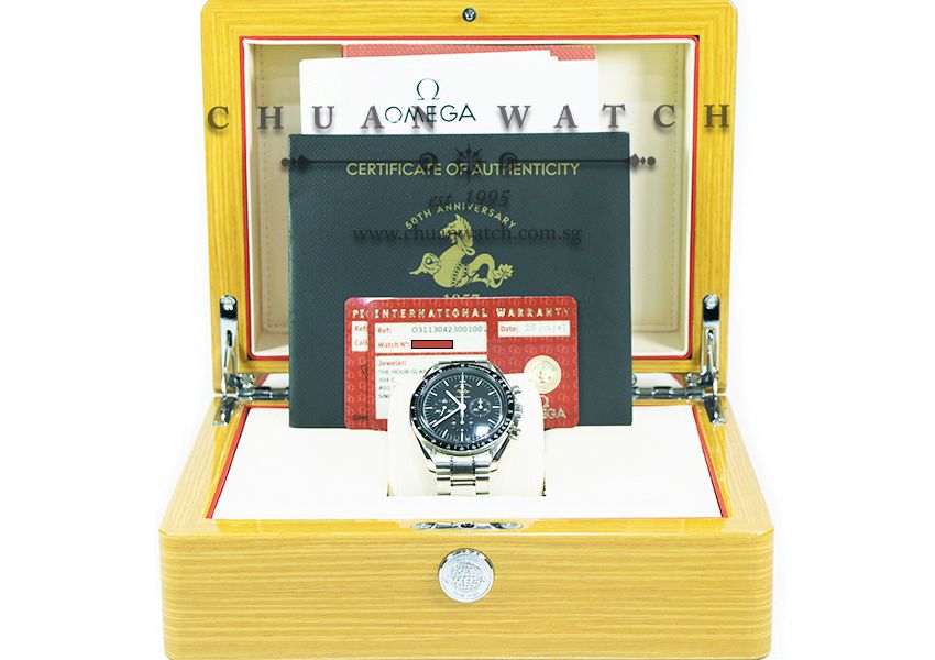 Omega Speedmaster Moonwatch Professional 1861 Chronograph 50th Anniversary Patch Sapphire 42mm 311.30.42.30.01.001 - Limited Edition of 5957 Pieces Only - Image 3