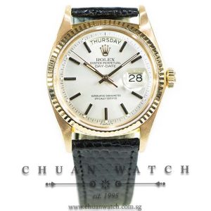 Rolex Vintage Day-Date President Rose Gold 36mm 1803 Silver Pie-Pan Index (Reconditioned) - Discontinued