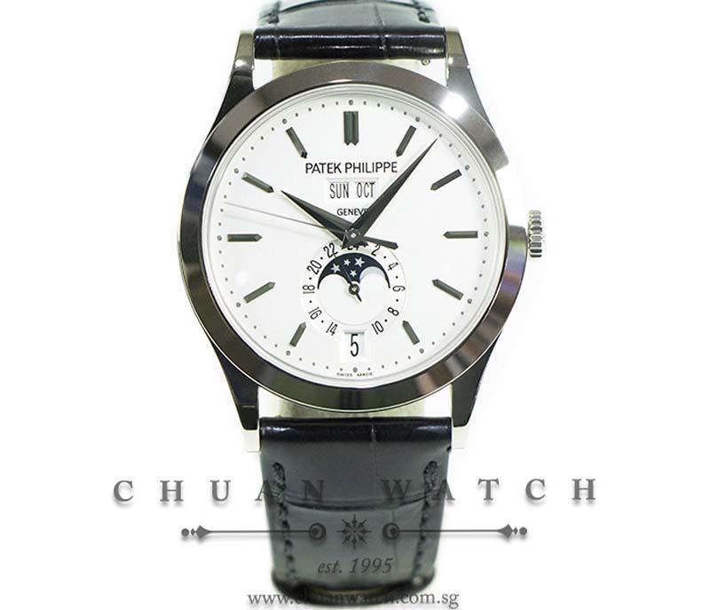 Patek Philippe Annual Calendar MoonPhase White Gold 38.5mm 5396G-011