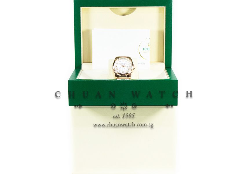 Rolex Gents DateJust Everose 36mm 116135 White MOP Diamonds - Discontinued - Image 3