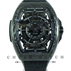 Franck Muller Vanguard Racing Black Skeleton Carbon V 45 SC DT SQT RCG CARBON NR