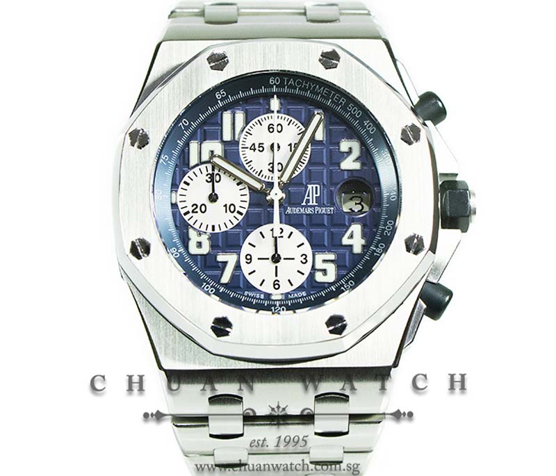 Audemars Piguet Royal Oak Offshore Blue Themes Steel 42mm 25721ST - Discontinued