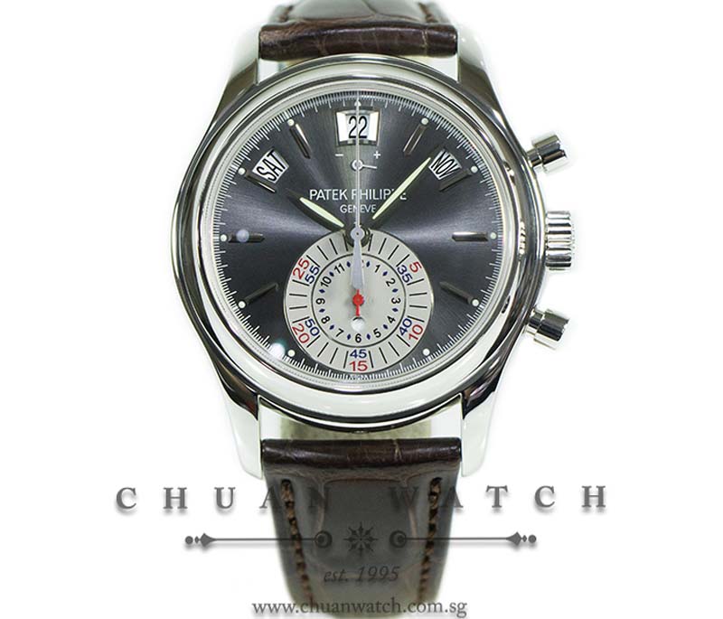 Patek Philippe Annual Calendar Flyback Chronograph Platinum 40.5mm 5960P-001 - Discontinued