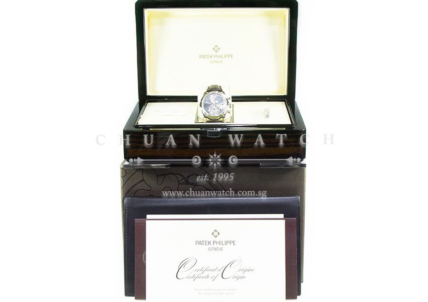 Patek Philippe Annual Calendar Flyback Chronograph Platinum 40.5mm 5960P-001 - Discontinued - Image 3