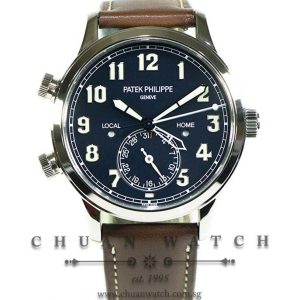 Patek Philippe Calatrava Pilot Travel Time White Gold 42mm 5524G-001