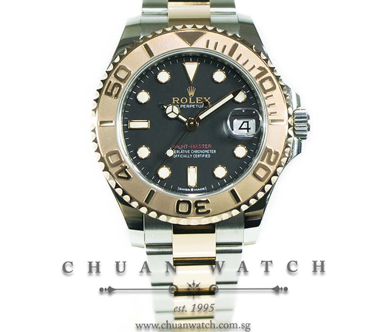 Rolex Yacht-Master Two-Tone 37 268621 Black