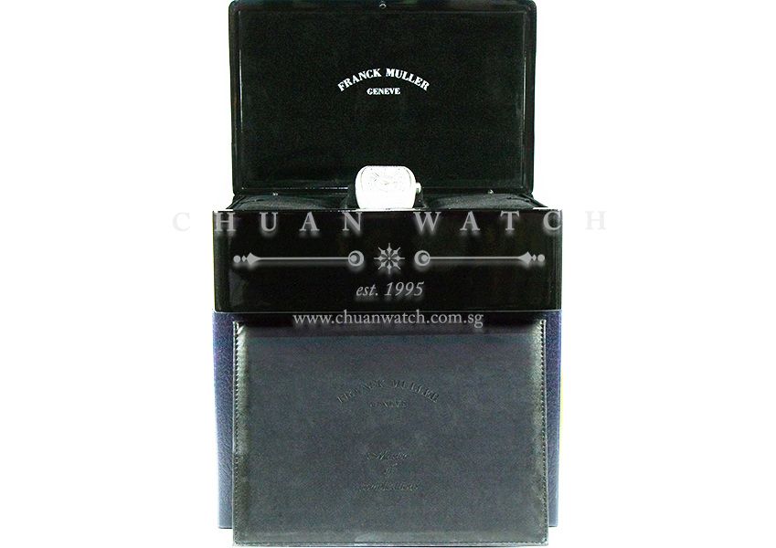 Franck Muller Vanguard Steel White Custom-Set Paved Diamonds V 45 SC DT AC BR BC - Image 3
