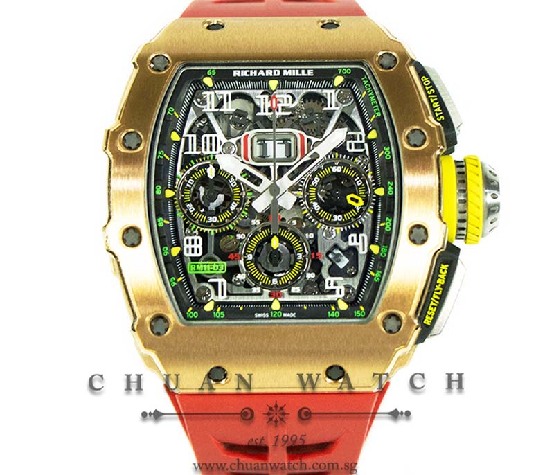 Richard Mille RM11-03 Rose Gold/Titanium - Discontinued
