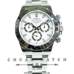 Rolex Cosmograph Daytona 116520 White APH Dial - Discontinued