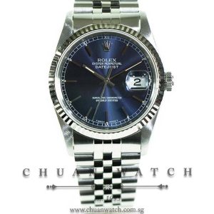 Rolex Gents DateJust 36mm 16234 Blue Index - Discontinued