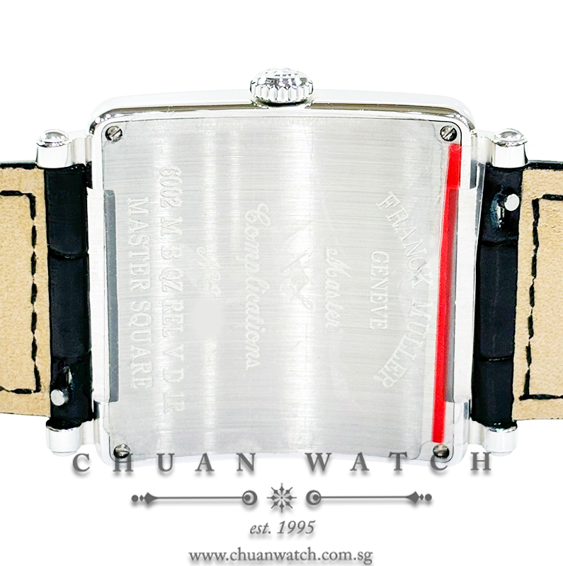 Franck Muller Ladies' Master Square Steel Quartz 6002 M B QZ REL V D 1R Silver Relief Arabic - Image 2