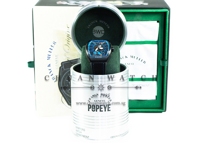 Franck Muller x BWD 'Popeye' Vanguard PVD-Titanium V 45 SC TT NR BR NR (Limited Edition of 60 Pieces Only) - Image 4