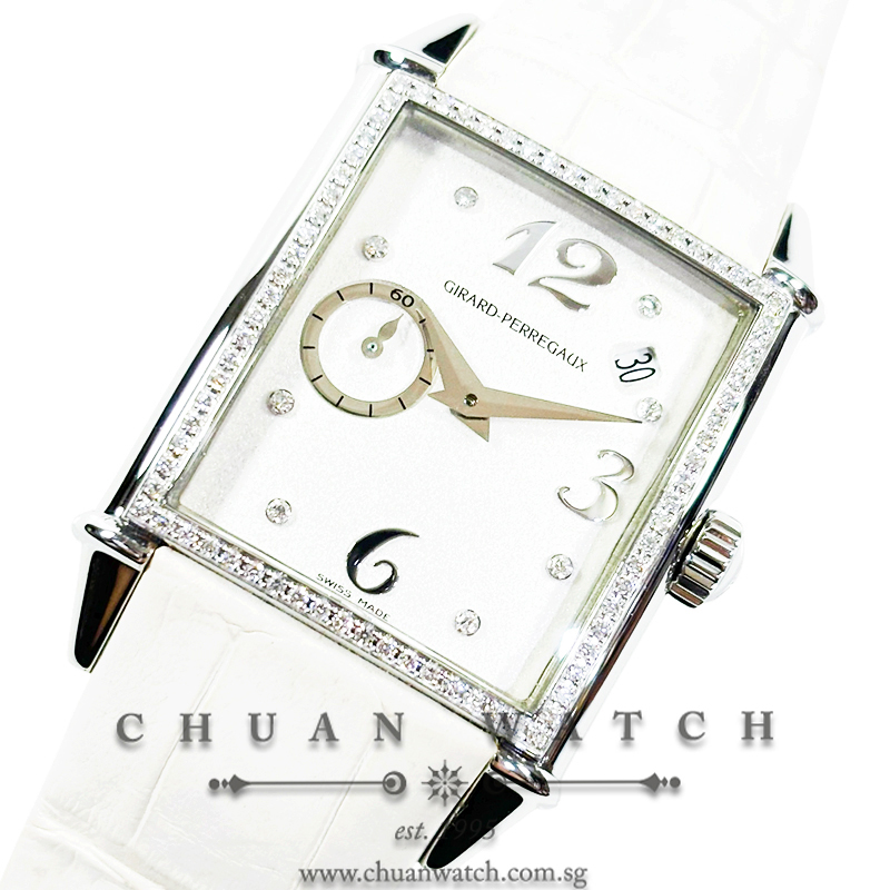 Girard-Perregaux Ladies' Vintage 1945 28mm 25932 Silver Diamonds - Discontinued