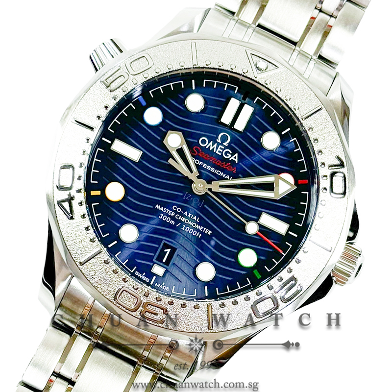 Omega Seamaster Diver 300M Co-Axial Master Chronometer 'Beijing 2022' 42mm 522.30.42.20.03.001 Blue - Discontinued