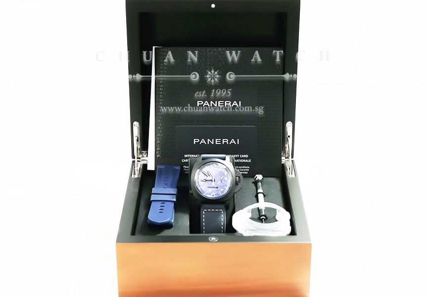 Panerai Luminor 1950 8-Days Chrono Monopulsante GMT Ceramica Blu Notte 44mm Pam 1135 X - Limited Edition of 200 Pieces Only - Image 2