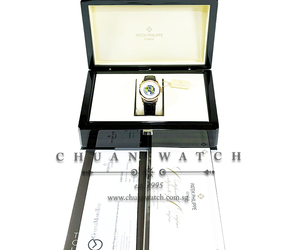 Patek Philippe World Time Enamel Rose Gold 39.5mm 5131R-001 - Discontinued - Image 4
