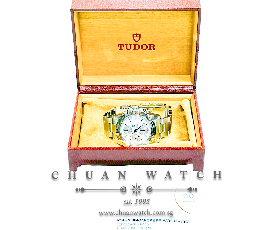Tudor Oysterdate Chronograph 'Big Block' 40mm 79180 White Tritium - Discontinued - Image 4