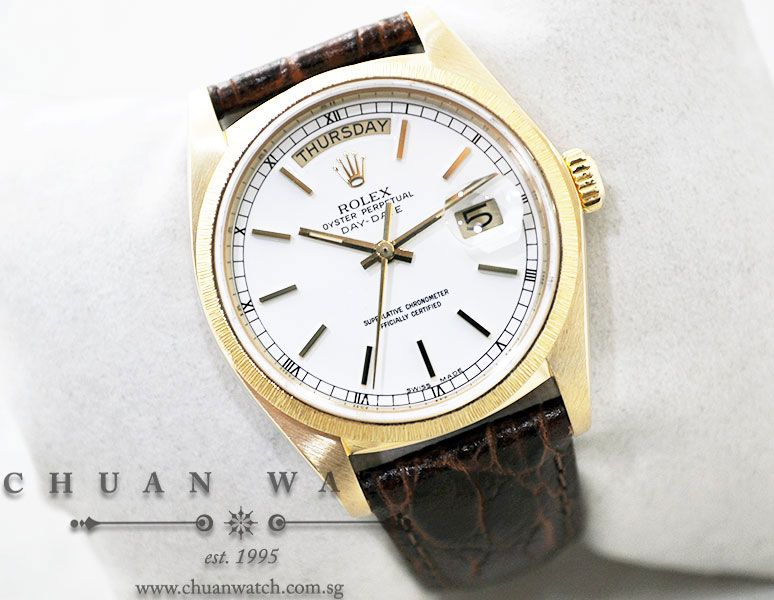 Rolex Vintage Day-Date President 36mm 18078 White Baton - Discontinued - Image 3