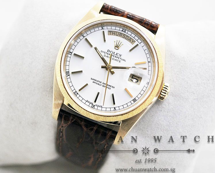 Rolex Vintage Day-Date President 36mm 18078 White Baton - Discontinued - Image 2