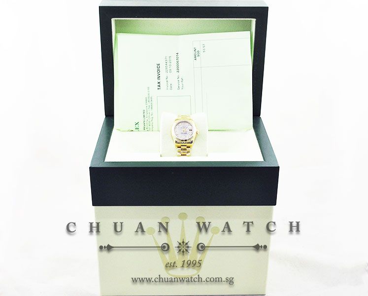 Rolex Ladies DateJust President 26mm 179178 Meteorite Diamonds - Image 5