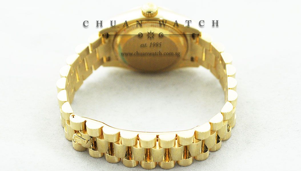 Rolex Ladies DateJust President 26mm 179178 Meteorite Diamonds - Image 4