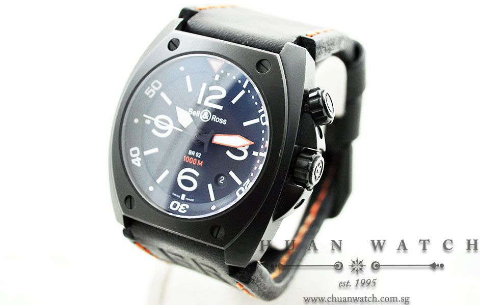 Bell & Ross Marine Diver 1000M BR02-20-S - Image 2